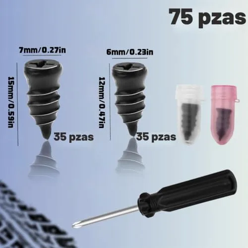 SWTYExt ▫️ 70 peças - Kit anti-furos para automóvel - Kit de reparação de furos para automóvel 2