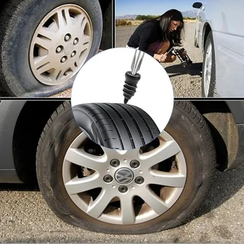 SWTYExt ▫️ 70 peças - Kit anti-furos para automóvel - Kit de reparação de furos para automóvel 3