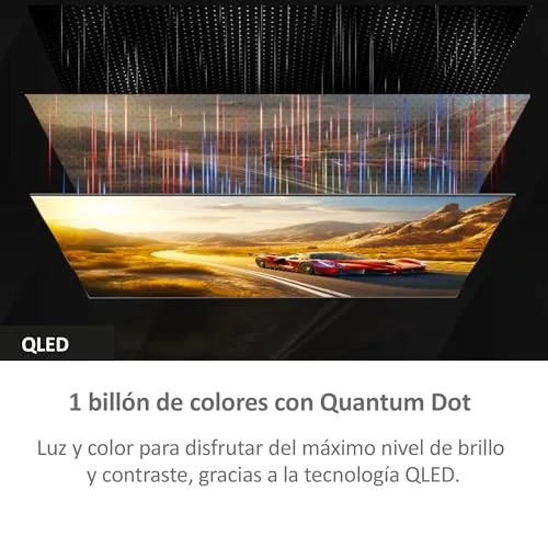 Haier ▫️ QLED 4K UHD H50Q800UX, 50", Smart TV, Google TV, Dolby Atmos e Dolby Vision, HDR 10, comando remoto inteligente, Google Assistant, Bluetooth 5.1, DBX TV, 4 portas HDMI 2.1, sem moldura, 2024 3