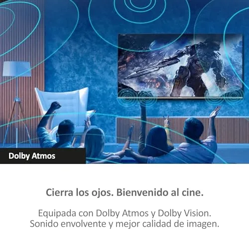 Haier ▫️ QLED 4K UHD H50Q800UX, 50", Smart TV, Google TV, Dolby Atmos e Dolby Vision, HDR 10, comando remoto inteligente, Google Assistant, Bluetooth 5.1, DBX TV, 4 portas HDMI 2.1, sem moldura, 2024 4