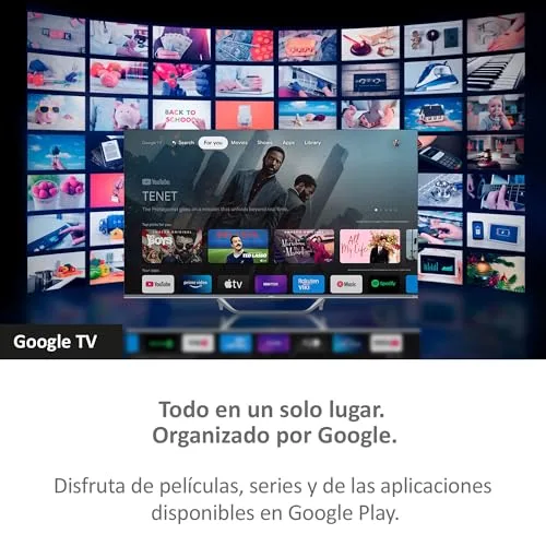 Haier ▫️ QLED 4K UHD H50Q800UX, 50", Smart TV, Google TV, Dolby Atmos e Dolby Vision, HDR 10, comando remoto inteligente, Google Assistant, Bluetooth 5.1, DBX TV, 4 portas HDMI 2.1, sem moldura, 2024 5