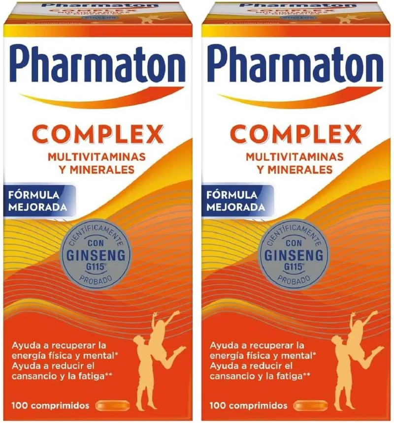 Pharmaton ▫️ Complex - Multivitamínico com Ginseng G115-200 Comprimidos - Energia Física e Mental - Vitaminas para o Cansaço
