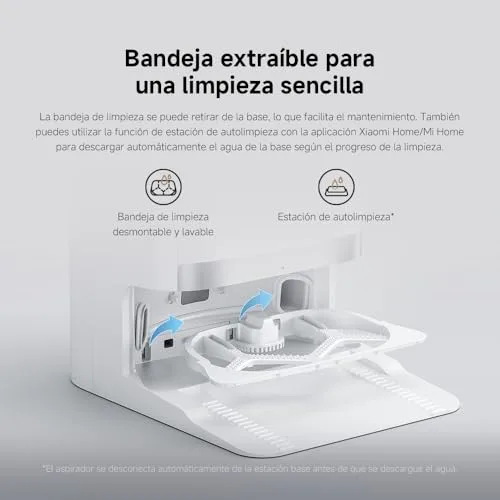 Xiaomi ▫️ X20+ Aspirador robô com função de esfregamento e pano retrátil, 6000 Pa 5
