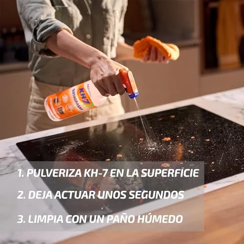 KH-7 ▫️ KH7 Removedor de Gordura, Desengordurante | Elimina gordura e sujidade | Aplique-o na cozinha, na roupa, em exteriores ou em veículos | Adequado para todas as superfícies e tecidos | Formato económico, recarga de 715 mL 6