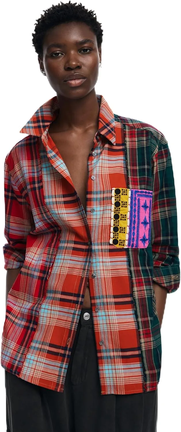 Desigual ▫️ Camiseta de manga comprida para mulher Blusa de mulher