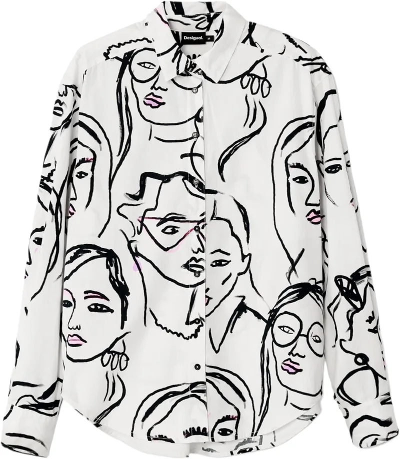 Desigual ▫️ Camisola de manga comprida para mulher Blusa