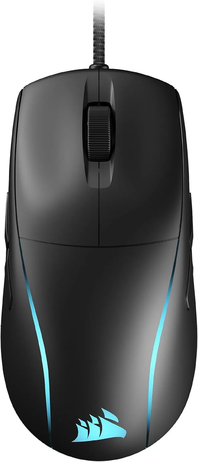 Corsair ▫️ Rato Gaming FPS M75 Lightweight RGB com fios - 26.000 DPI - Botões laterais intercambiáveis - PC - Preto