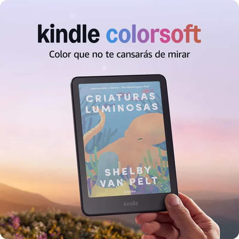 Visite a loja Kindle da Amazon ▫️ Amazon Kindle Colorsoft: com 16 GB de memória, ecrã a cores e luz quente ajustável + Kindle Unlimited
