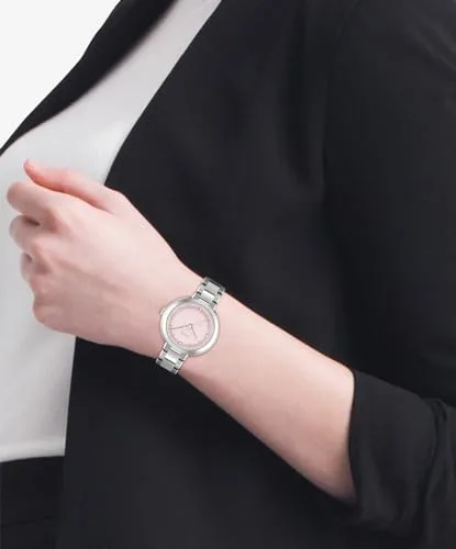 BOSS ▫️ Relógio com movimento de quartzo e três ponteiros para mulher, da coleção Sena, com bracelete em aço inoxidável prateado - 1502757 4