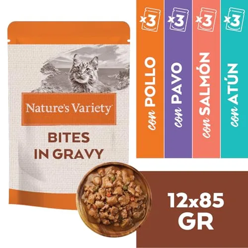 Nature's Variety ▫️ Petiscos em Molho - Comida Húmida para Gatos - Caixa Multisabores 12 x 85 g 2