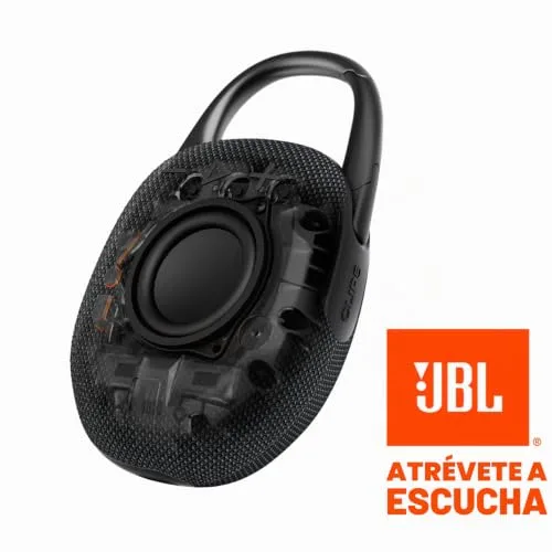JBL ▫️ Clip 5, coluna portátil sem fios com Bluetooth, resistente à água e ao pó (IP67), até 12 horas de reprodução e mais com o Playtime Boost ativado, preto 7