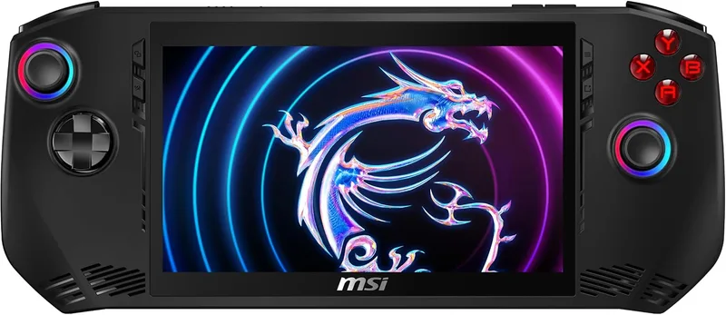 MSI ▫️ Claw A1M-036 - Consola portátil para jogos, ecrã IPS FHD de 7 polegadas a 120 Hz, processador Intel Core Ultra 5 135H, 16 GB de RAM, SSD de 512 GB, placa gráfica Intel ARC, Windows 11 Home, Preto