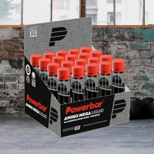 PowerBar ▫️ Amino Mega Liquid Ampoules (20 x 25 ml) Sem sabor 2