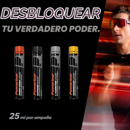 PowerBar ▫️ Black Line - Magnésio Líquido - 20x25 ml - 250 mg de magnésio - Vitamina B6 2