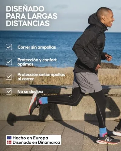 DANISH ENDURANCE ▫️ Meias de corrida, anti-bolhas, embalagens de 3 e 5 pares 3