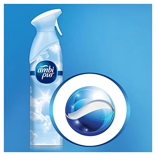 AMBI-PUR ▫️ Ambipur Orquídea Dorada - Ambientador em spray 185 ml x 8, com uma fragrância duas vezes mais duradoura que elimina os odores e deixa um aroma fresco e leve 5