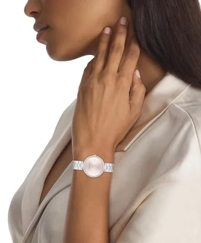 Calvin Klein ▫️ Relógio analógico para mulher da coleção Gleam, com bracelete em pele 4