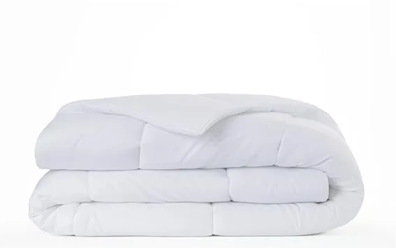 Todocama ▫️ Edredão, Edredão 3001 com fibra antiácaros, outono-inverno, 300 g/m², cor branca (todas as medidas disponíveis). (Cama 105/120-180 x 220 cm) 2