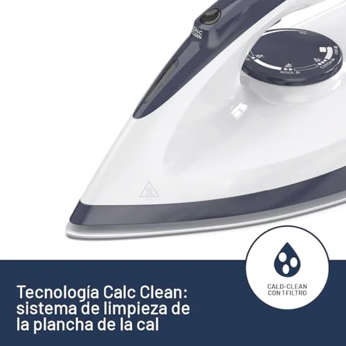Imetec ▫️ Rapidvapor Plus - Ferro de engomar a vapor, pronto a usar em 1 minuto, depósito de 1,2 L, sola com revestimento Fluid Ceramic, jato de vapor de 300 g, pressão de bombeamento de 5,5 bar 6