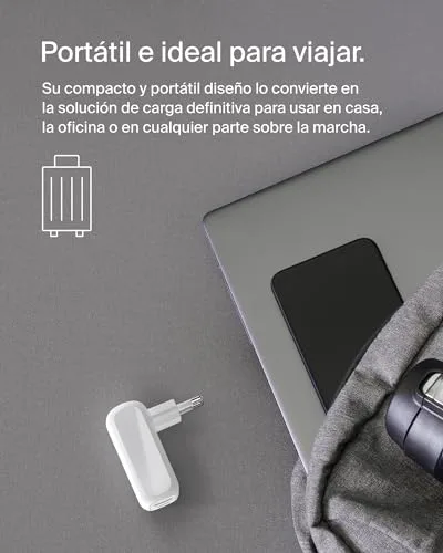 Belkin ▫️ Carregador de parede duplo BoostCharge de 42 W com porta USB-C e USB-A 4