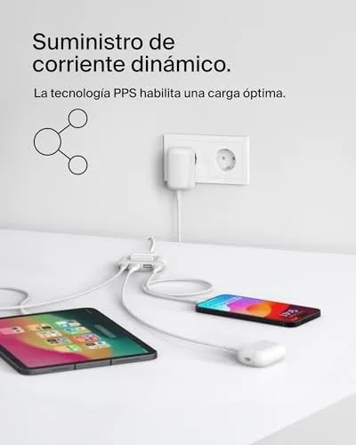 Belkin ▫️ Carregador de parede duplo BoostCharge de 42 W com porta USB-C e USB-A 5