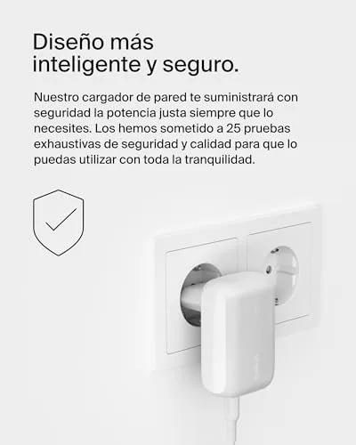Belkin ▫️ Carregador de parede duplo BoostCharge de 42 W com porta USB-C e USB-A 6