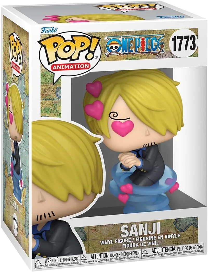 Funko ▫️ Pop! Animation: OP - (Refresh) - Sanji - One Piece - Figura de Vinil Colecionável - Ideia para Prenda - Mercadoria Oficial - Brinquedos para Crianças e Adultos - Fãs de Anime