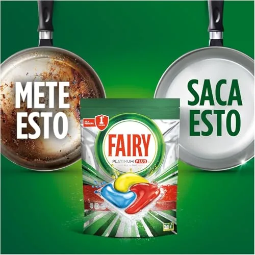 FAIRY ▫️ Platinum Plus Cápsulas para Máquina de Lavar Louça com Aroma a Limão, 6x19 Cápsulas 2