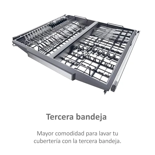 Haier ▫️ I-Pro Shine Série 3 XF 5C4M1X Máquina de lavar louça independente de 60 cm, motor inverter, 15 talheres, terceiro tabuleiro, 8 ciclos, Wi-Fi, Maxi Tub, bloqueio infantil, abertura automática, 44 dB, aço inoxidável 4