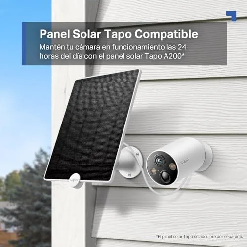 Tapo ▫️ C425 (conjunto de 4) – Câmara de vigilância Wi-Fi para exterior, 2K QHD, 300 dias de autonomia da bateria 7