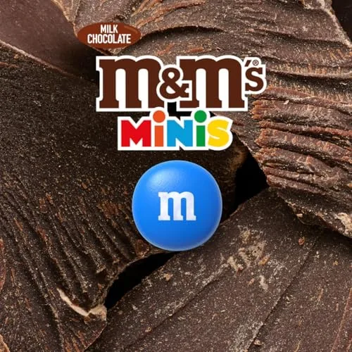 M&M's ▫️ Minis - Bolinhas coloridas de chocolate de leite crocantes - Saco de 176 g 3
