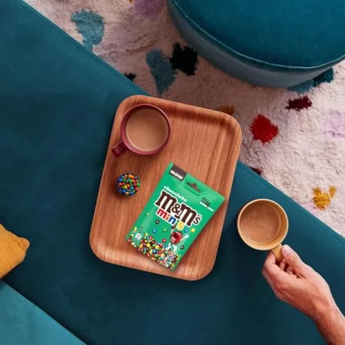 M&M's ▫️ Minis - Bolinhas coloridas de chocolate de leite crocantes - Saco de 176 g 5