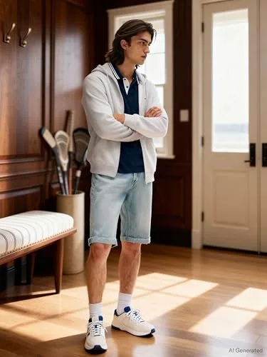 Tommy Jeans ▫️ Camisola com capuz e fecho de correr para homem «Flag Zip Thru» 4