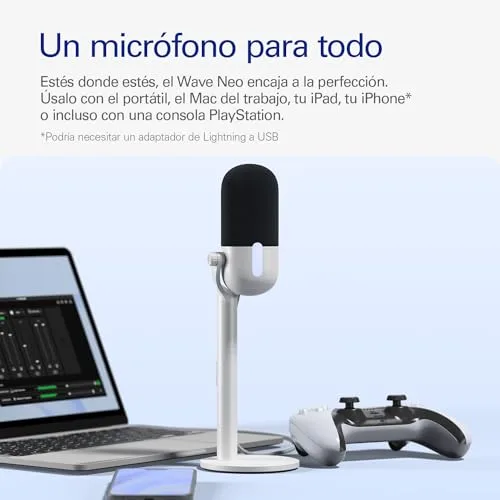 Elgato ▫️ Wave Neo, microfone condensador USB 4