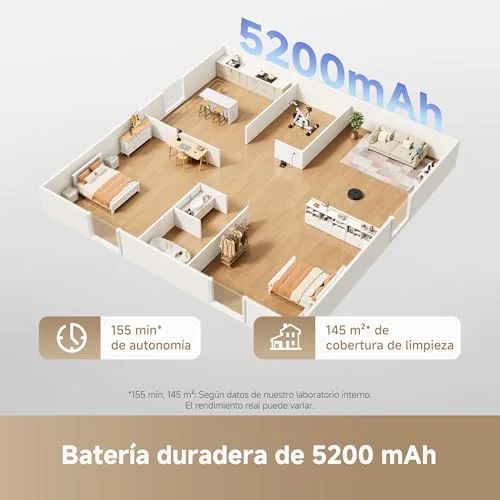 dreame ▫️ Robô aspirador e esfregador L10s Pro Gen 3, potência de sucção de 13 000 Pa 6