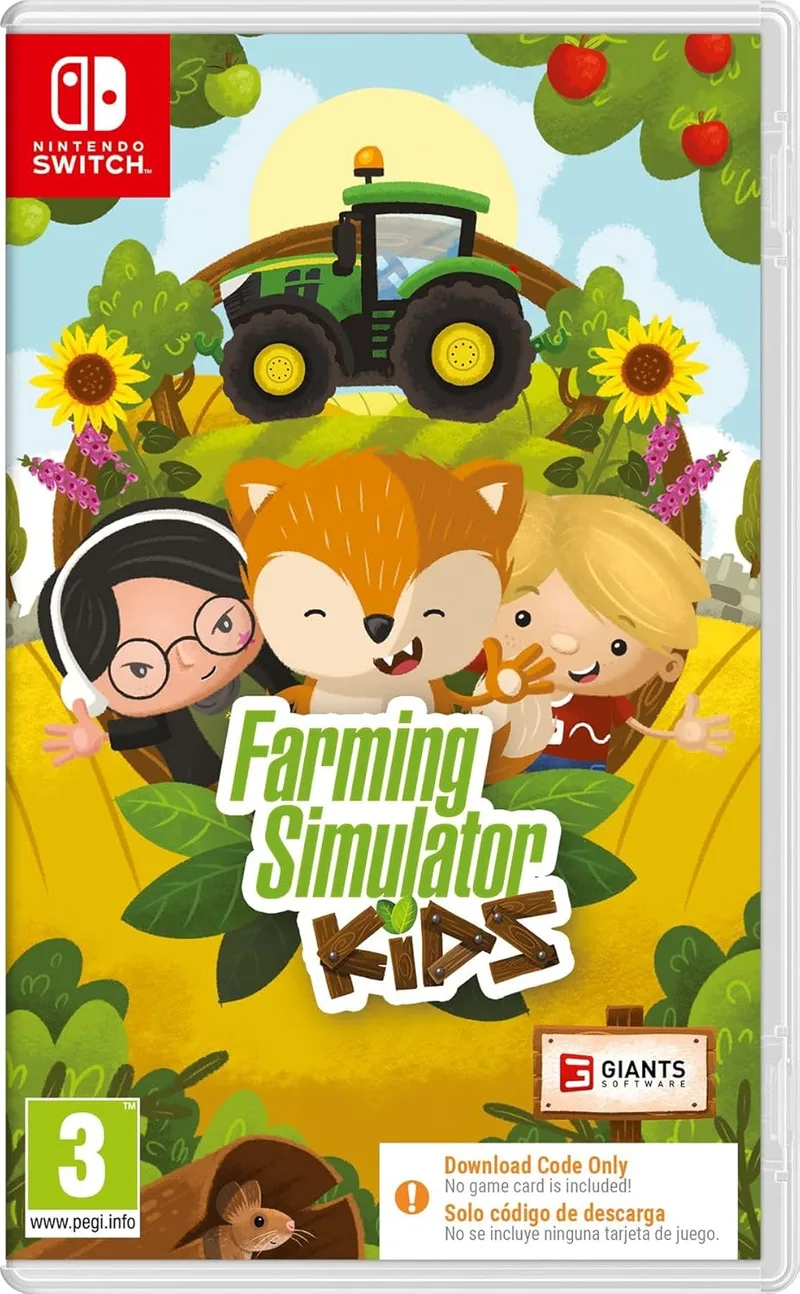 Giants Software ▫️ Farming Simulator Kids (Código de download do jogo incluído na caixa) - Switch