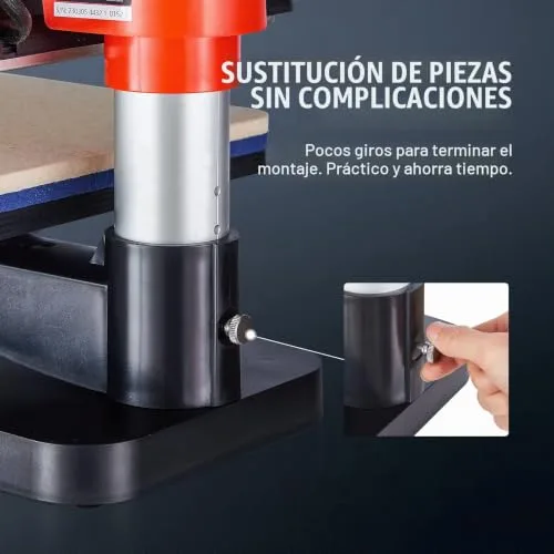 VEVOR ▫️ Máquina de prensagem térmica multifunções 42 x 40 x 39 cm, 5 em 1 para DIY: t-shirts, chapéus, canecas 6
