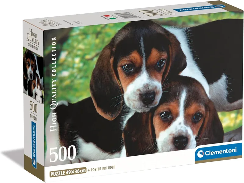Clementoni ▫️ Puzzle Collection Close Together - Puzzle de 500 peças para adultos, Puzzles para adultos, Entretenimento, 35536
