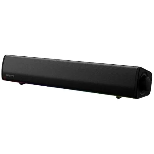 CREATIVE ▫️ Sound Blaster GS3 (Nero) Barra de som compacta para jogos com RGB e tecnologia SuperWide, alimentação via USB, Bluetooth 5.4 4