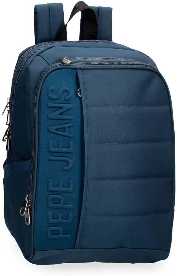 Pepe Jeans ▫️ Mochila para computador portátil Ancor, em poliéster, alças largas, ergonómicas e almofadadas que se adaptam perfeitamente às suas costas, da Joumma Bags