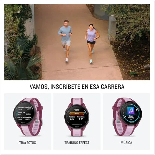 Garmin ▫️ Forerunner 165 Music, relógio inteligente para corrida com GPS, preto 4