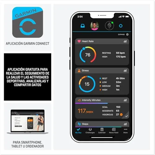 Garmin ▫️ Forerunner 165 Music, relógio inteligente para corrida com GPS, preto 5