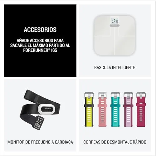 Garmin ▫️ Forerunner 165 Music, relógio inteligente para corrida com GPS, preto 6
