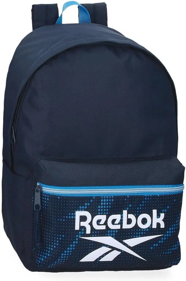 Reebok ▫️ Mochila Jhon, azul, 31,5x45x15 cms