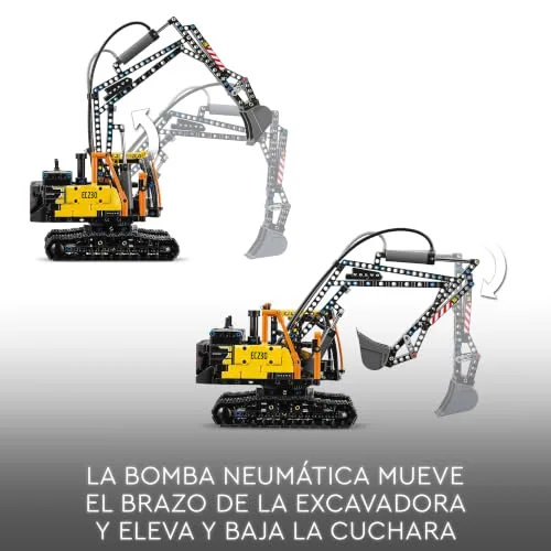 LEGO ▫️ Technic Camião FMX e Escavadora Elétrica EC230 Volvo 42175 5