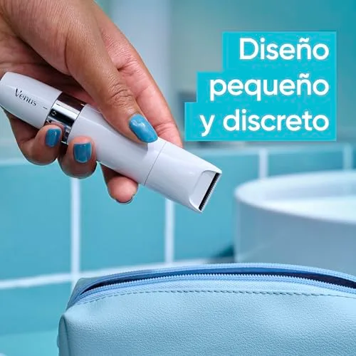 Gillette Venus ▫️ Lâmina de barbear feminina para a zona íntima, depiladora para os pêlos e a pele da zona íntima com aletas protetoras para uma depilação suave; apara e depila os pêlos púbicos tanto a seco como molhados 6