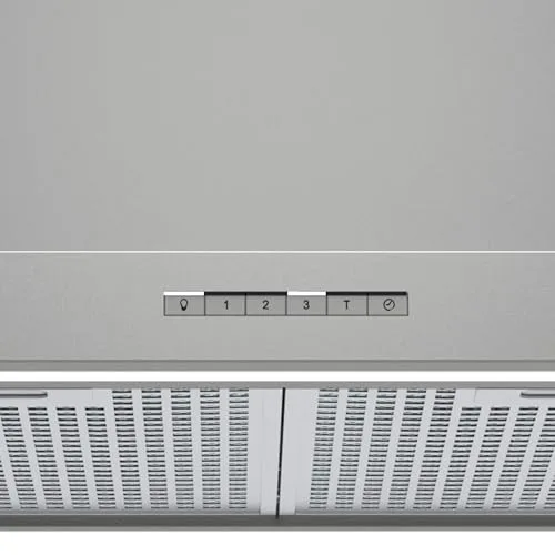 Cata ▫️ Sygma 6010 X Exaustor decorativo de parede de 60 cm, 802 m³/h, 4 velocidades 3+1 Turbo, controlo eletrónico, faixa LED regulável, Classe A, aço inoxidável 6