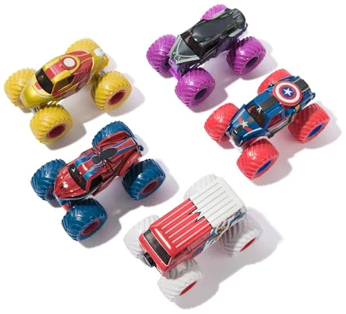 Monster Jam ▫️ Caminhão de brinquedo em escala 1:64, fundido sob pressão, Marvel I 2