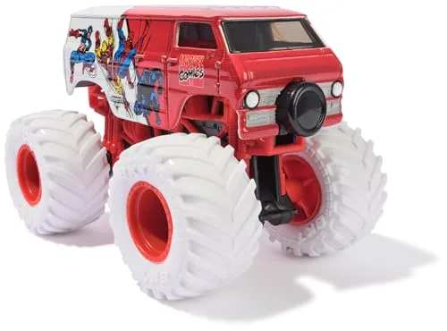 Monster Jam ▫️ Caminhão de brinquedo em escala 1:64, fundido sob pressão, Marvel I 5