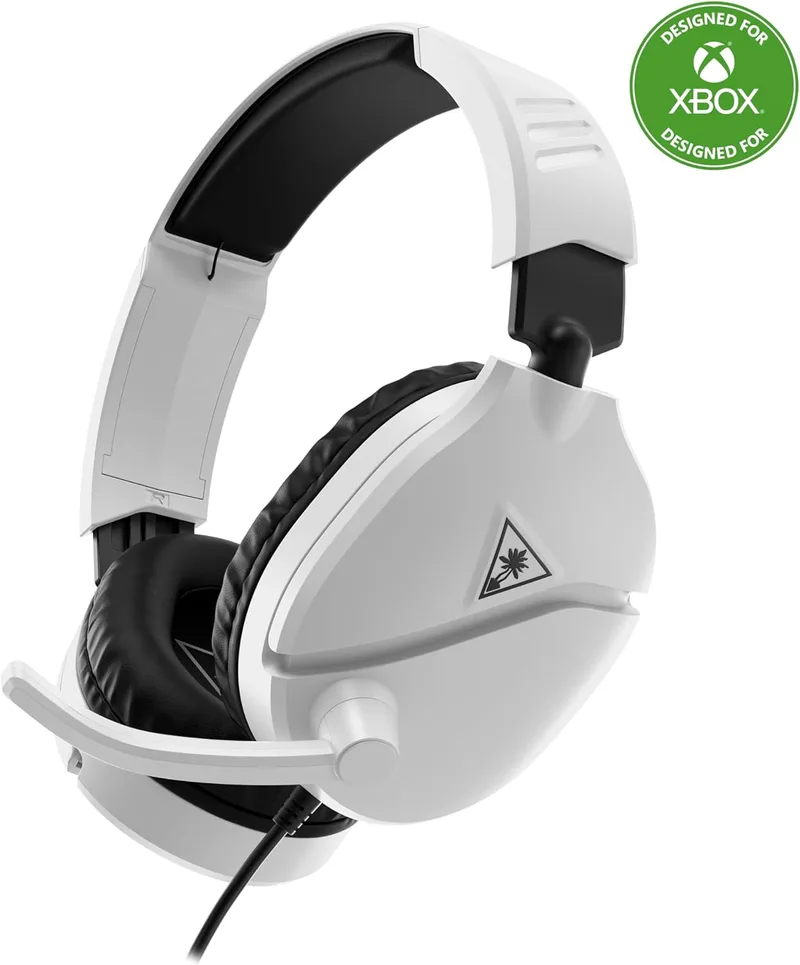 Turtle Beach ▫️ Recon 70 White Xbox Multi-Platform Gaming Headset para Xbox X ou S Series, Xbox One, PS5, PS4, PC e Telemóvel